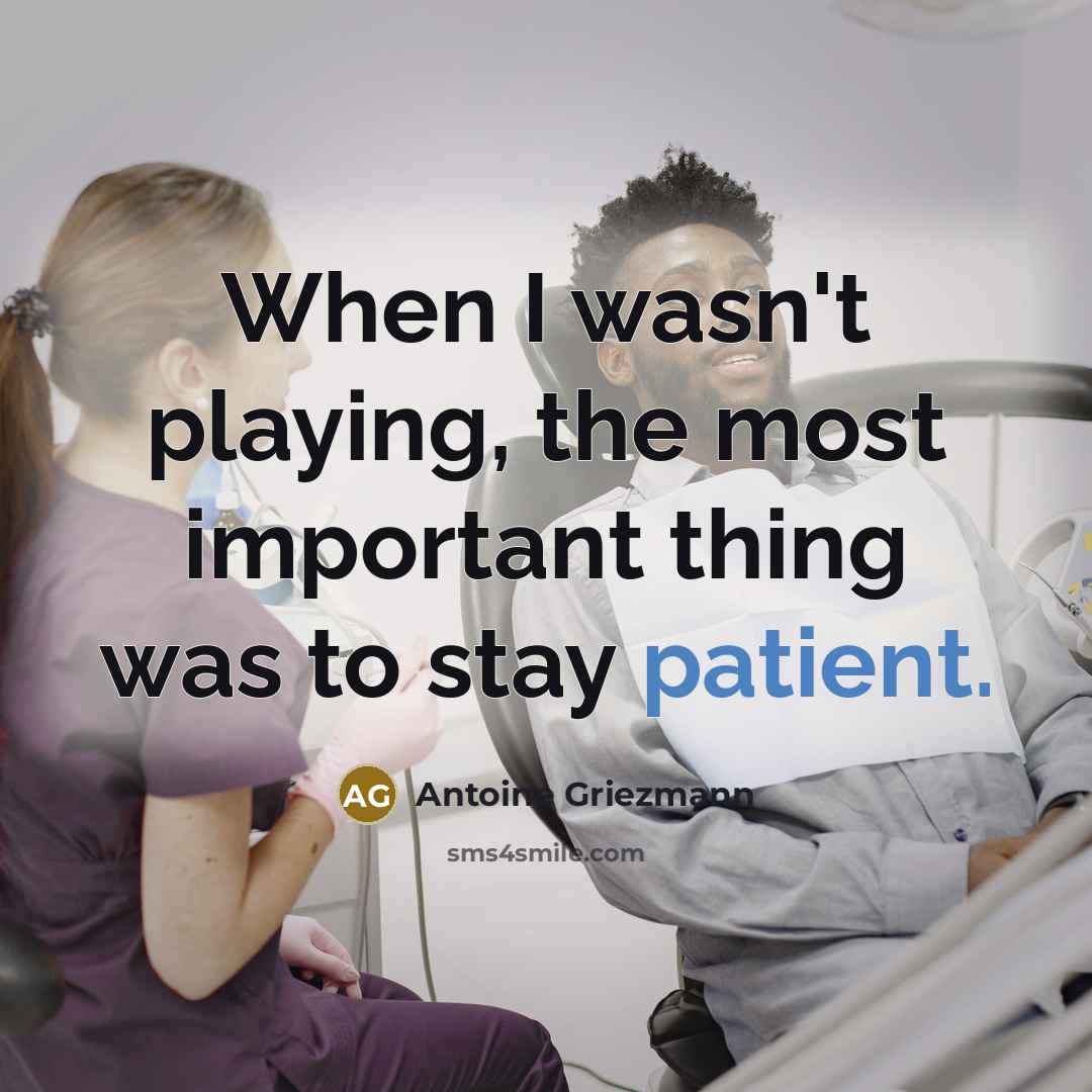 “When I wasn't playing, the most important thing was to…” quote by Antoine Griezmann