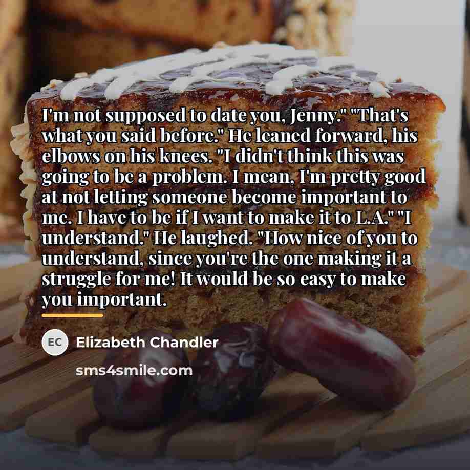 “I'm not supposed to date you, Jenny." "That's what you…” quote by Elizabeth Chandler