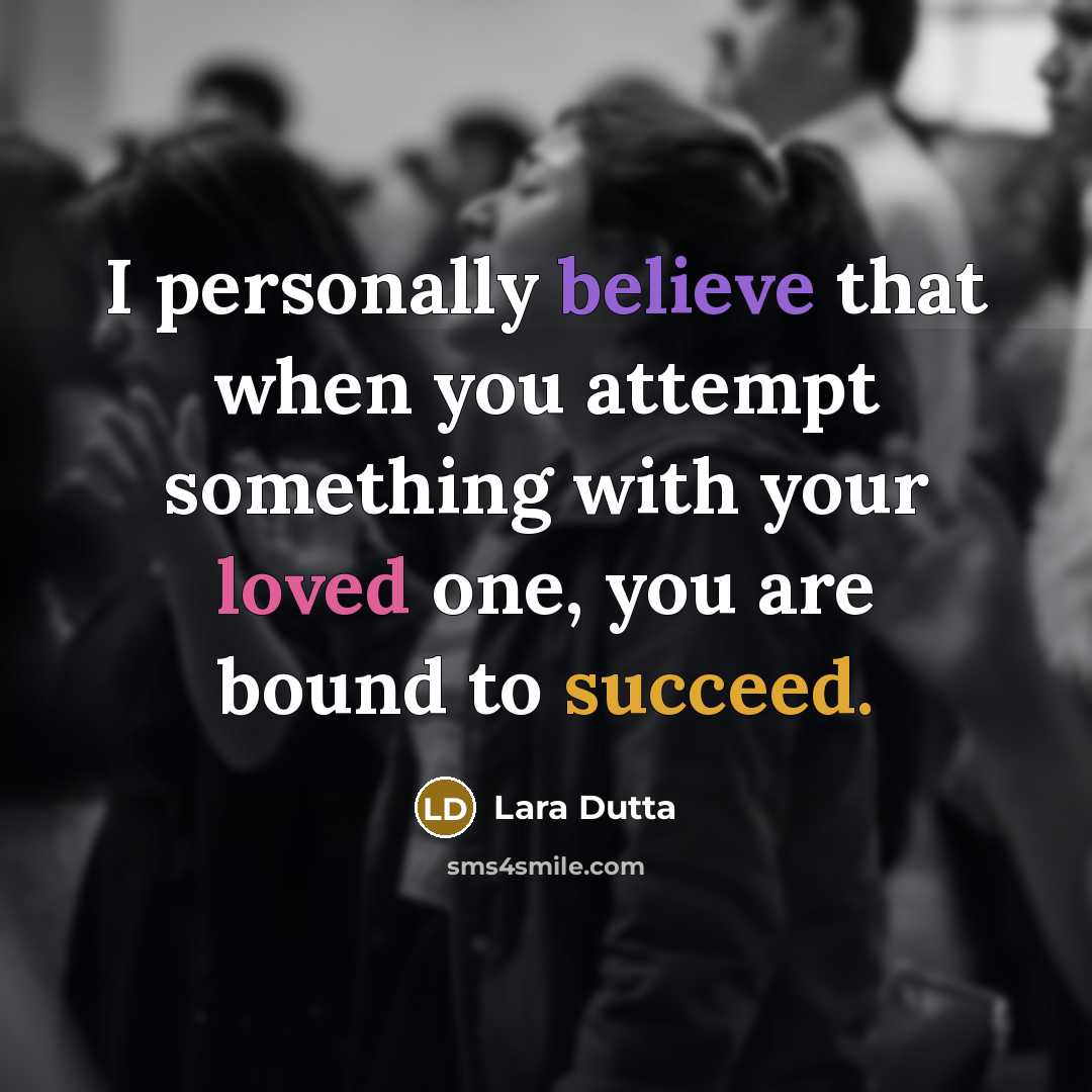 “I personally believe that when you attempt something with your…” quote by Lara Dutta