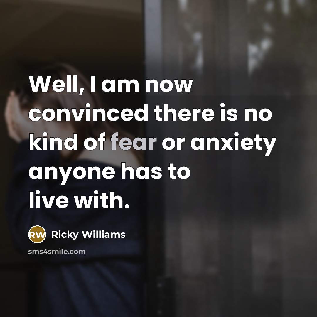 “Well, I am now convinced there is no kind of…” quote by Ricky Williams