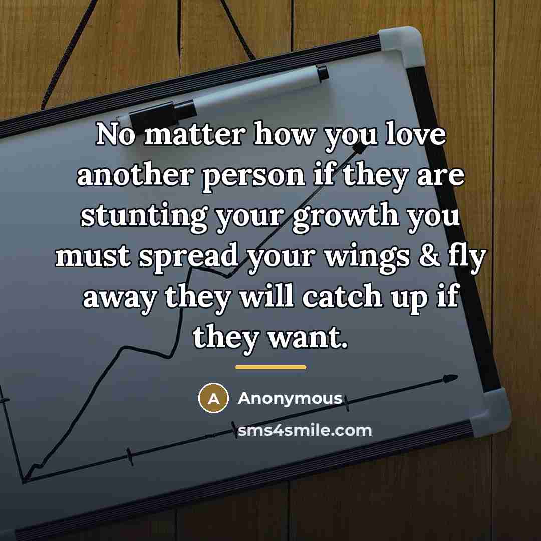 “No matter how you love another person if they are…” quote by Anonymous