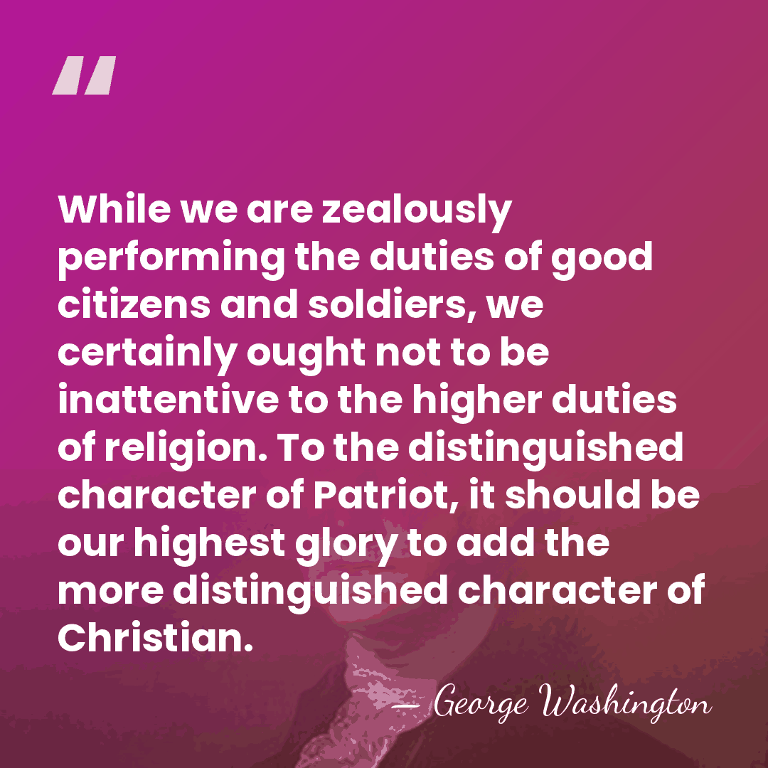 While we are zealously performing the duties of good citizens and soldiers,&hellip; - George Washington