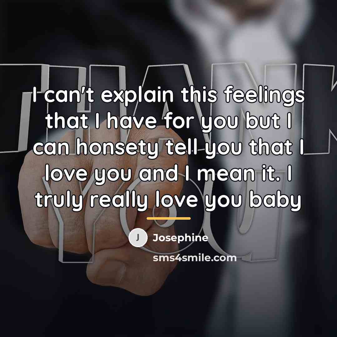 “I can't explain this feelings that I have for you…” quote by Josephine