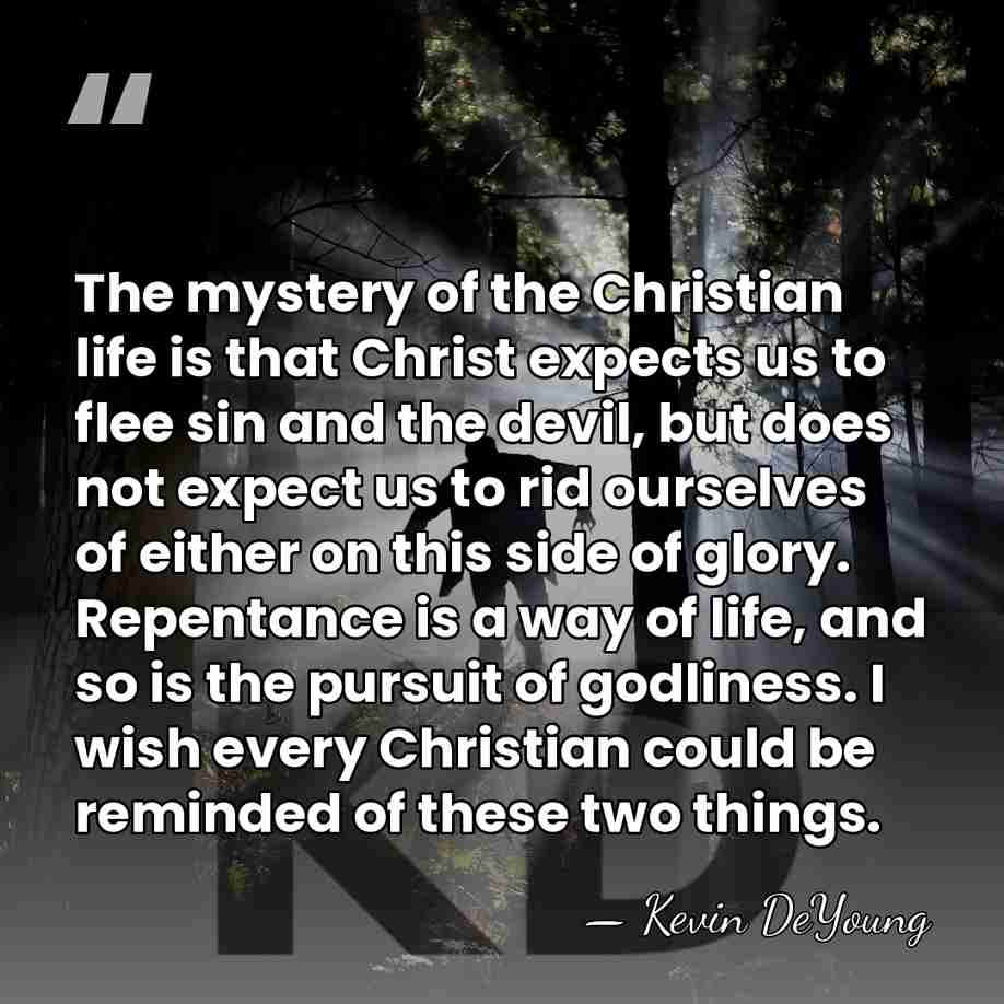 The mystery of the Christian life is that Christ expects us to&hellip; - Kevin DeYoung