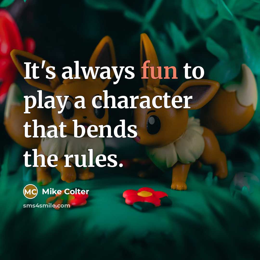 “It's always fun to play a character that bends the…” quote by Mike Colter