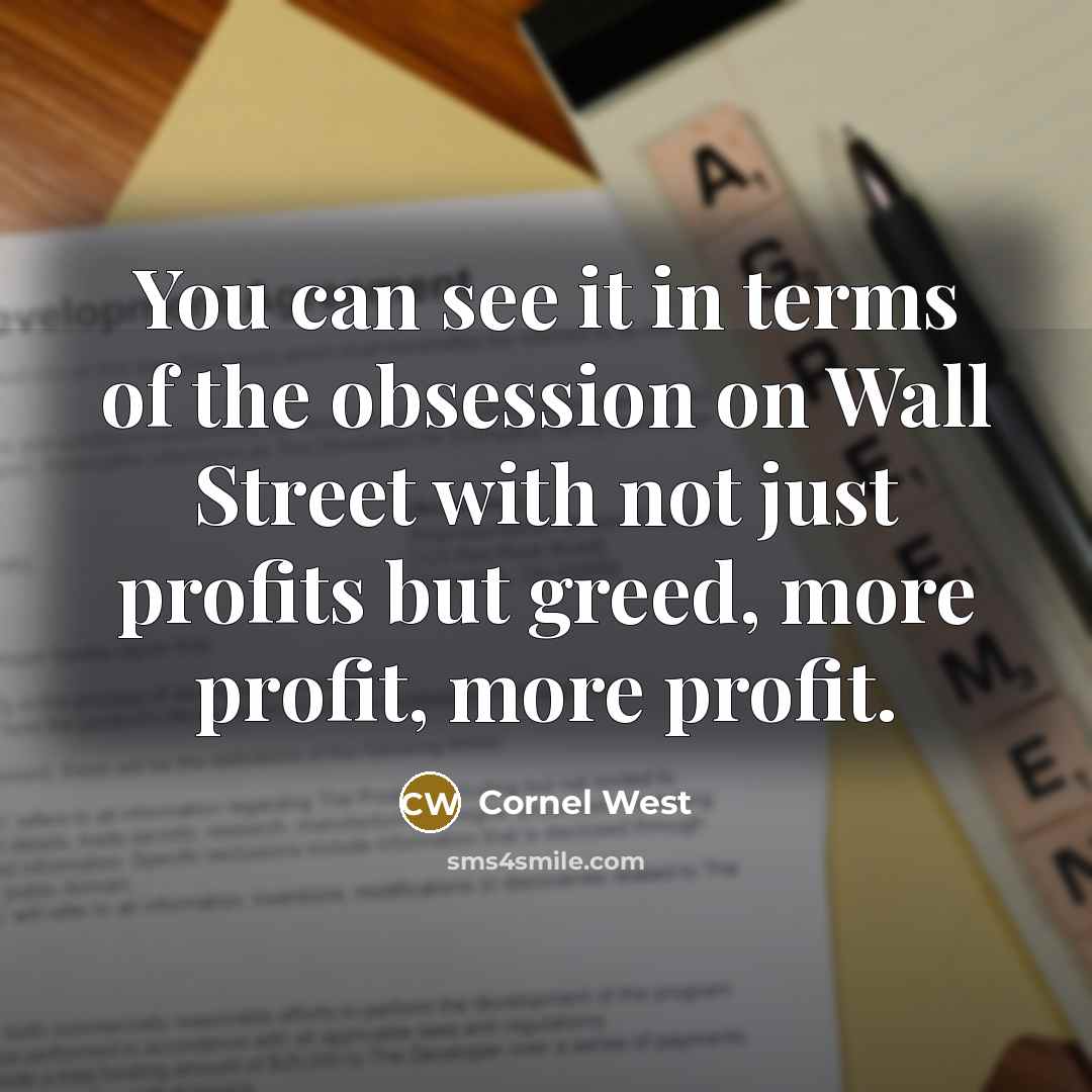 “You can see it in terms of the obsession on…” quote by Cornel West