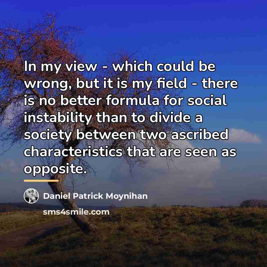 “In my view - which could be wrong, but it…” quote by Daniel Patrick Moynihan