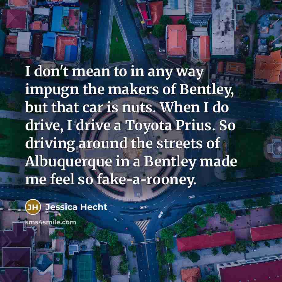 “I don't mean to in any way impugn the makers…” quote by Jessica Hecht