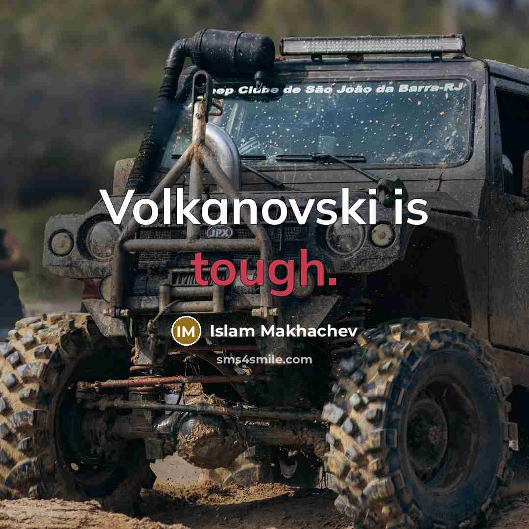 “Volkanovski is tough.…” quote by Islam Makhachev