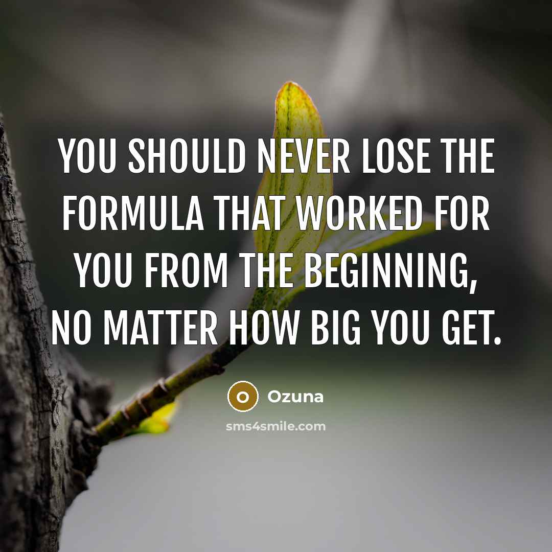 “You should never lose the formula that worked for you…” quote by Ozuna