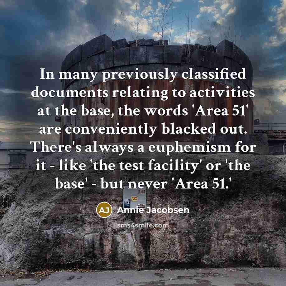 “In many previously classified documents relating to activities at the…” quote by Annie Jacobsen
