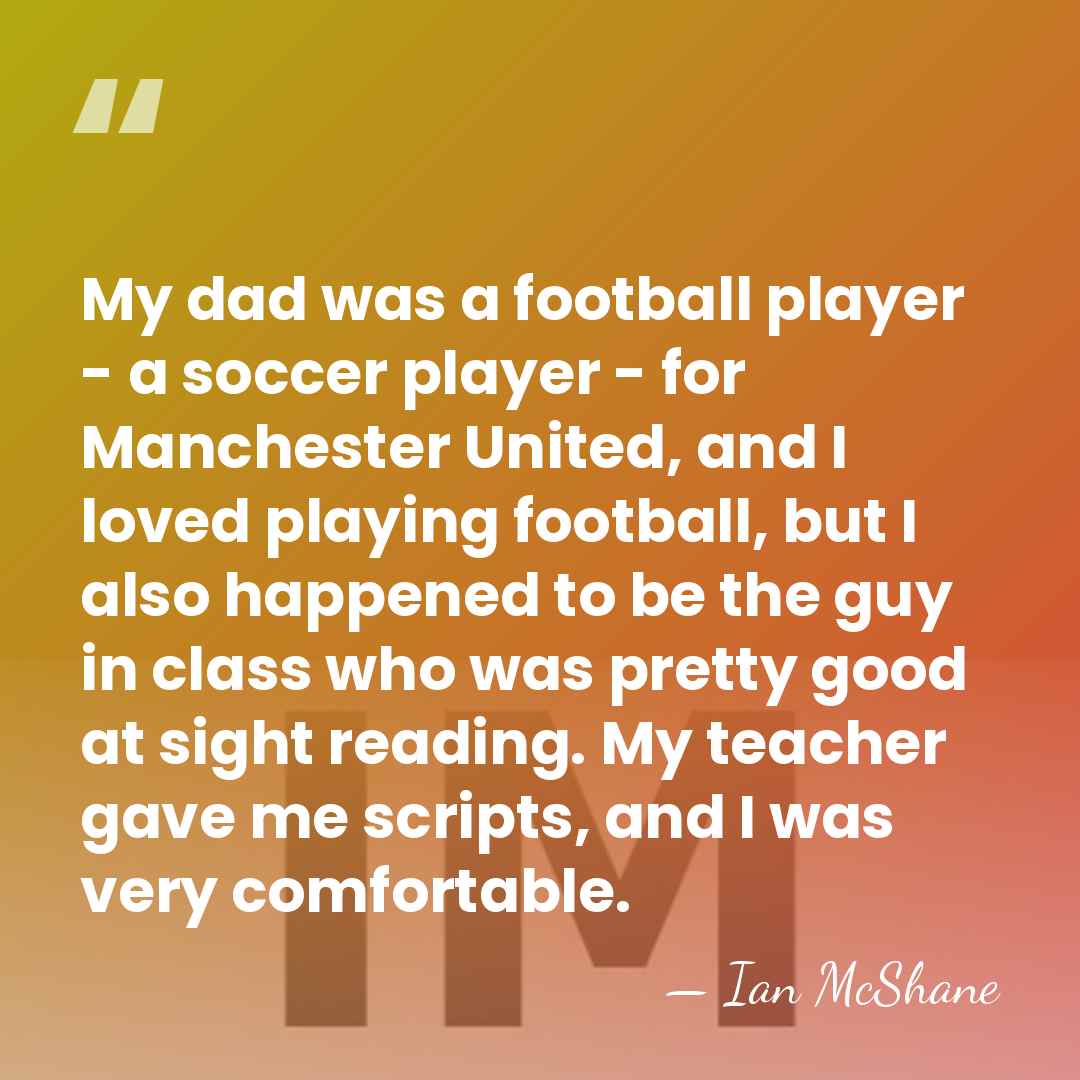 My dad was a football player - a soccer player - for&hellip; - Ian McShane