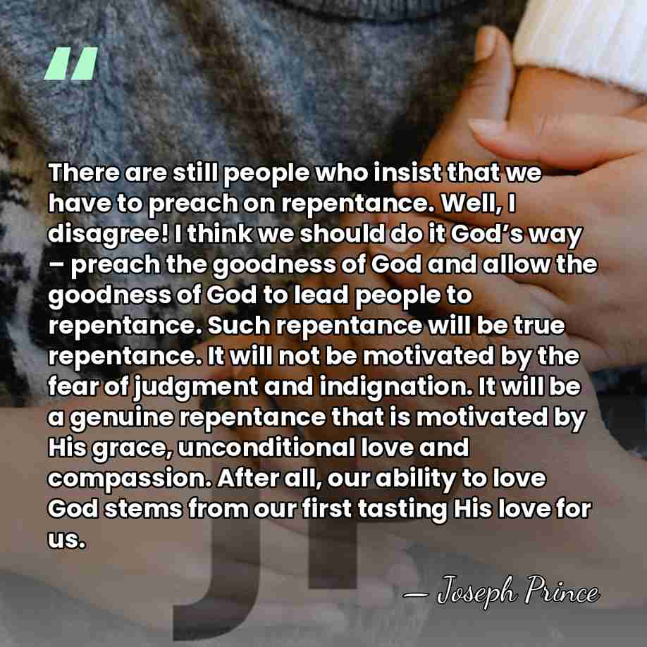 There are still people who insist that we have to preach on&hellip; - Joseph Prince
