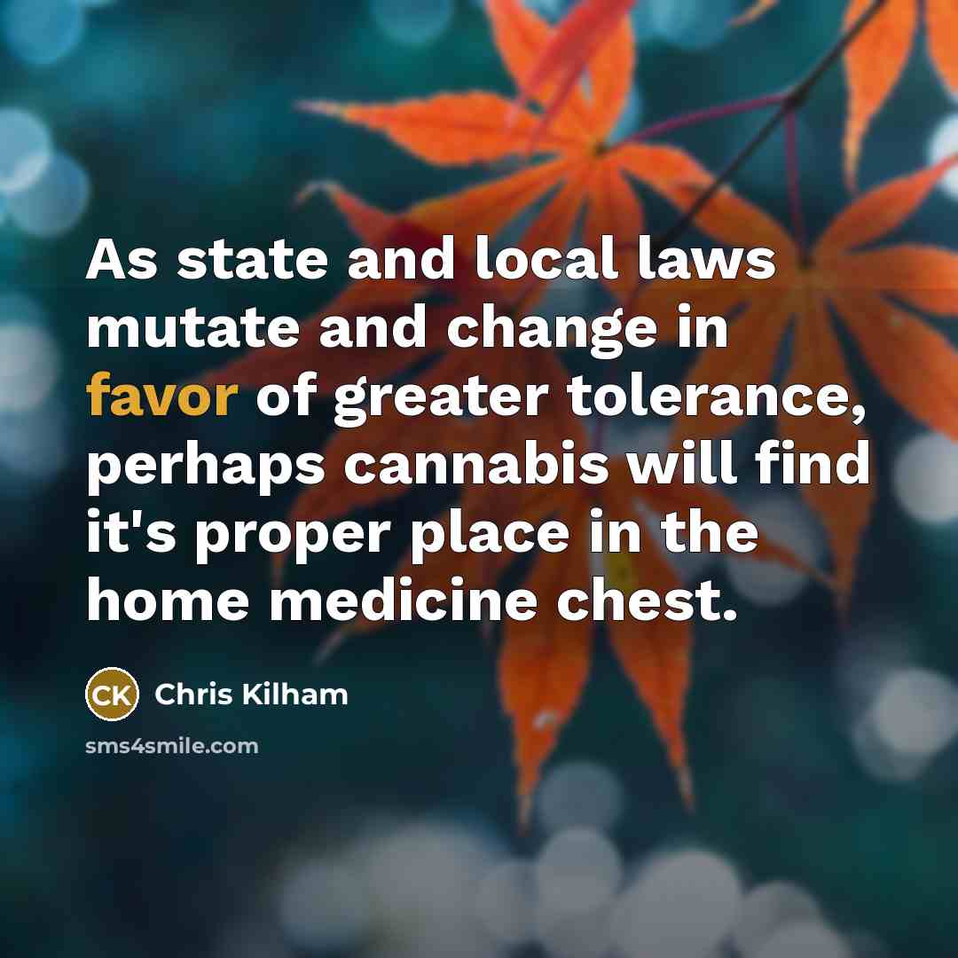 “As state and local laws mutate and change in favor…” quote by Chris Kilham