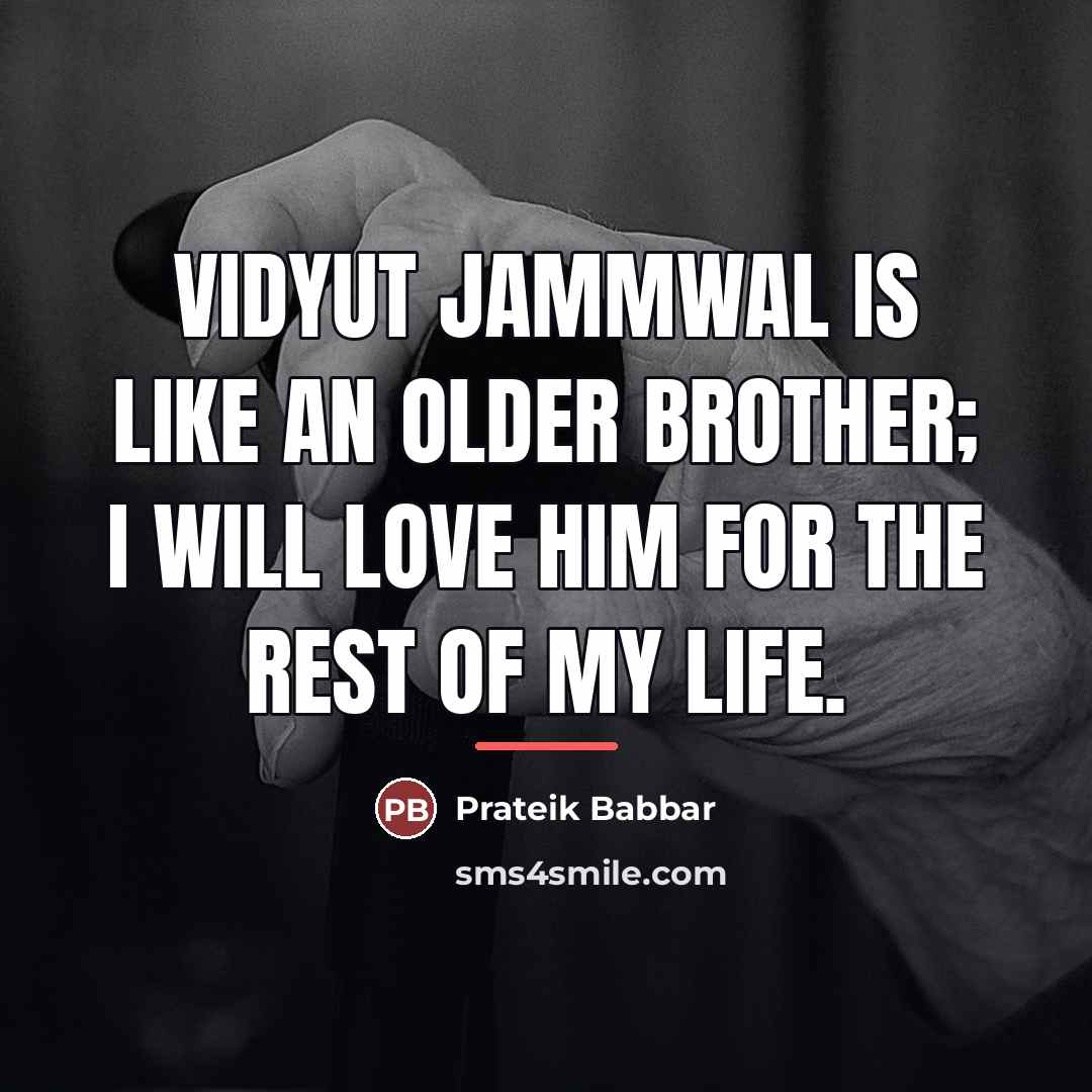 “Vidyut Jammwal is like an older brother; I will love…” quote by Prateik Babbar