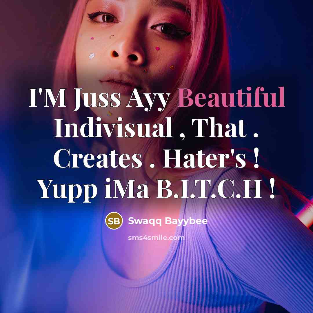 “I'M Juss Ayy Beautiful Indivisual , That . Creates .…” quote by Swaqq Bayybee