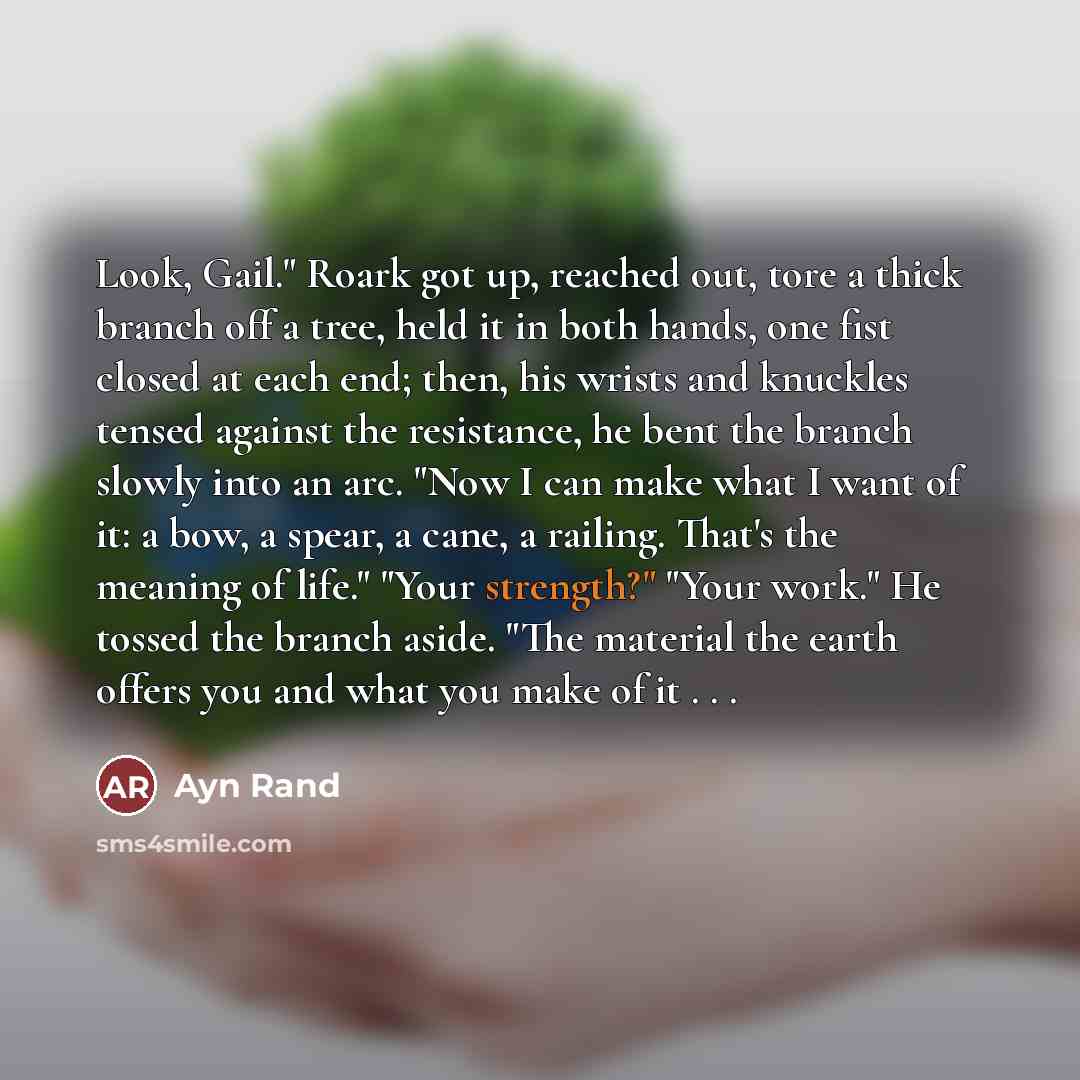 “Look, Gail." Roark got up, reached out, tore a thick…” quote by Ayn Rand