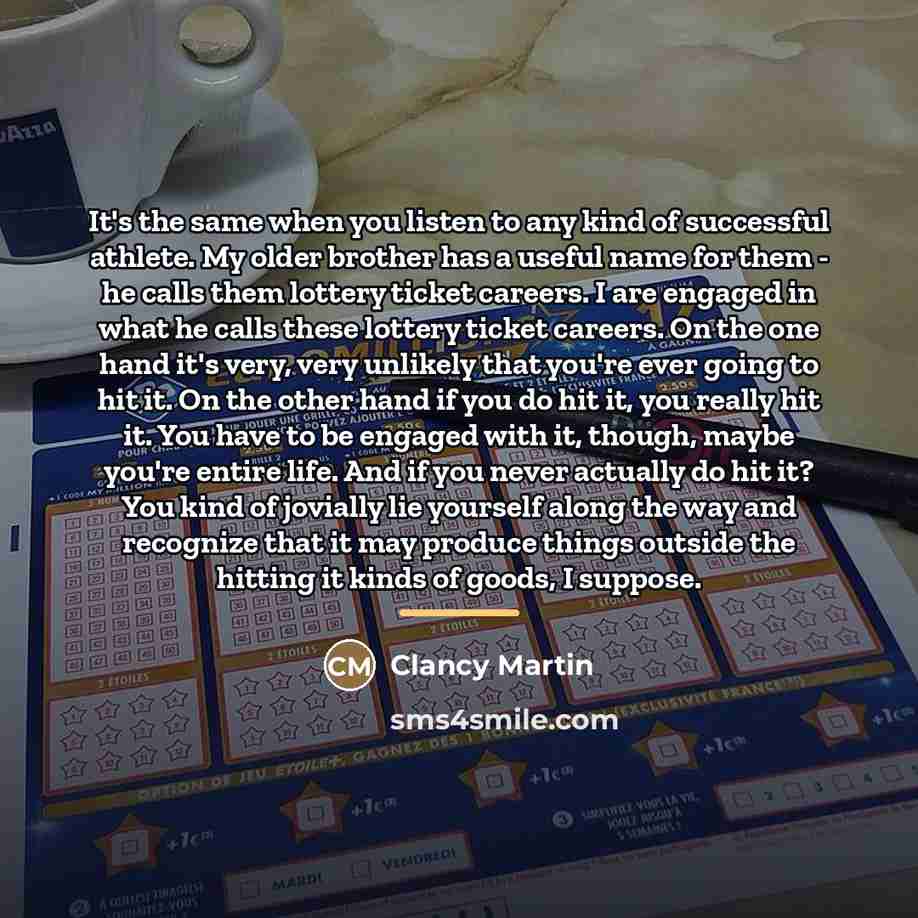 “It's the same when you listen to any kind of…” quote by Clancy Martin