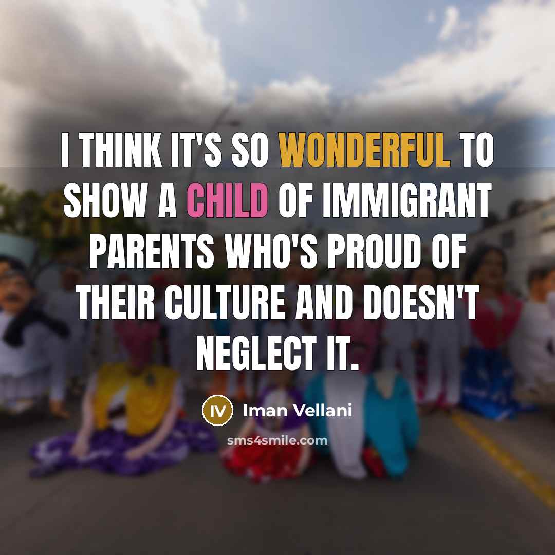 “I think it's so wonderful to show a child of…” quote by Iman Vellani