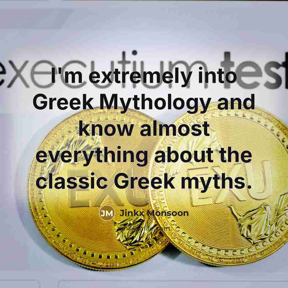“I'm extremely into Greek Mythology and know almost everything about…” quote by Jinkx Monsoon
