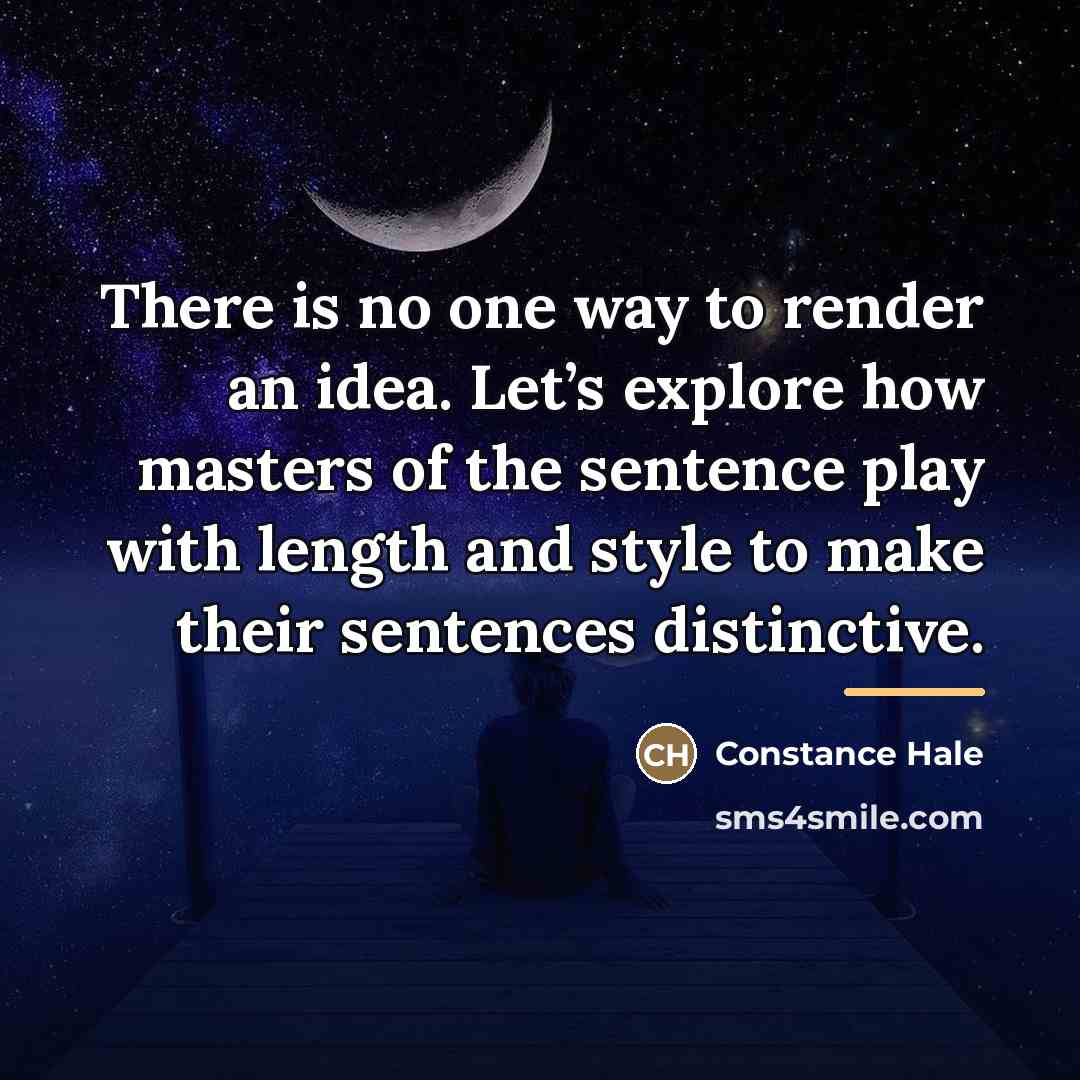 “There is no one way to render an idea. Let’s…” quote by Constance Hale