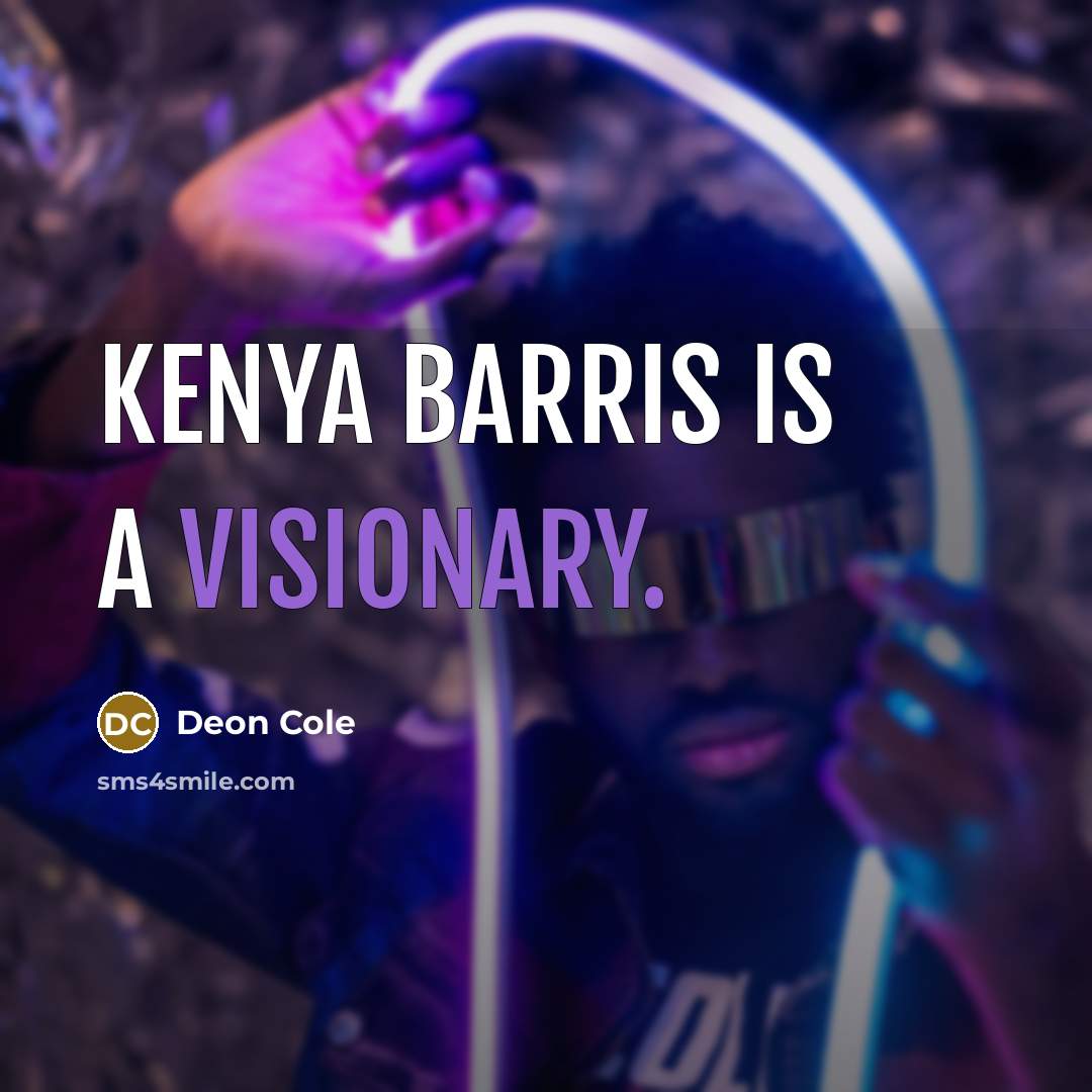 “Kenya Barris is a visionary.” quote by Deon Cole