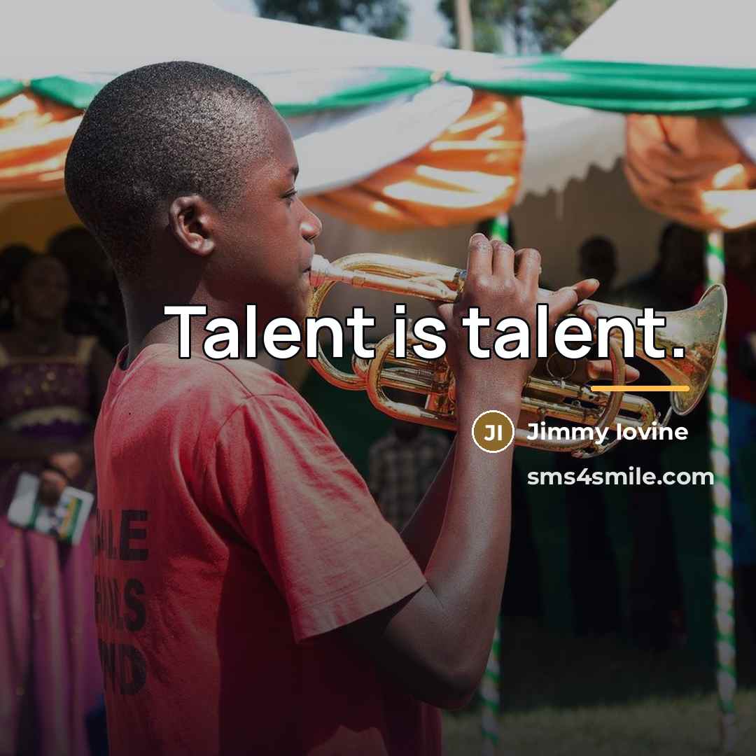 “Talent is talent.…” quote by Jimmy Iovine