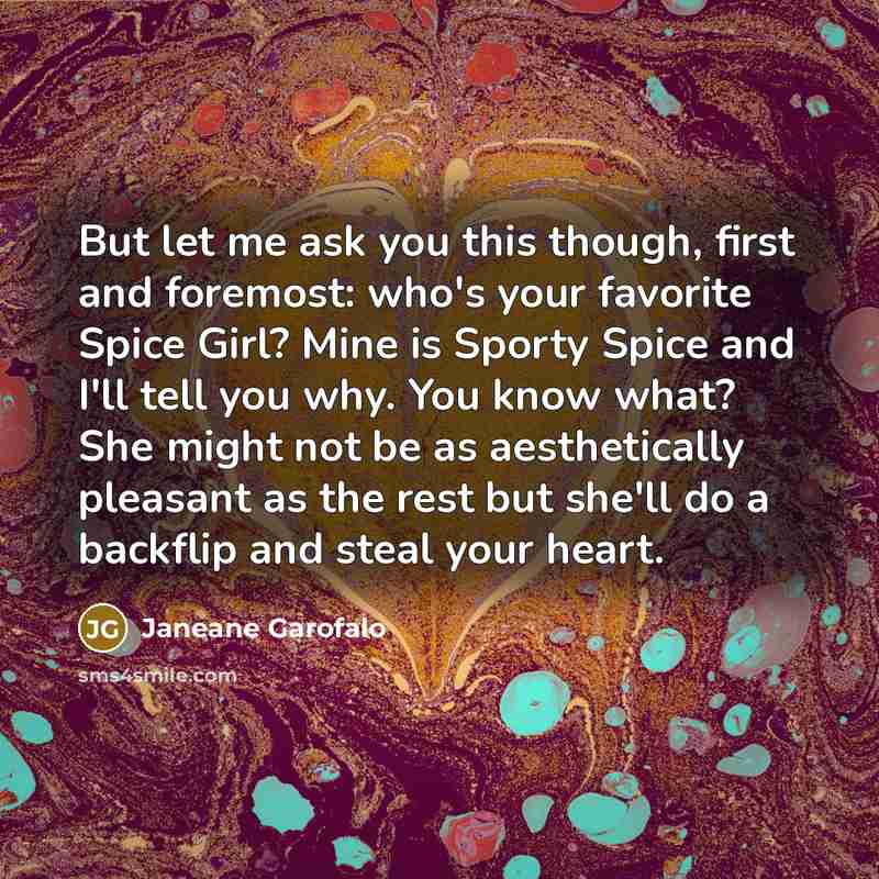 “But let me ask you this though, first and foremost:…” quote by Janeane Garofalo