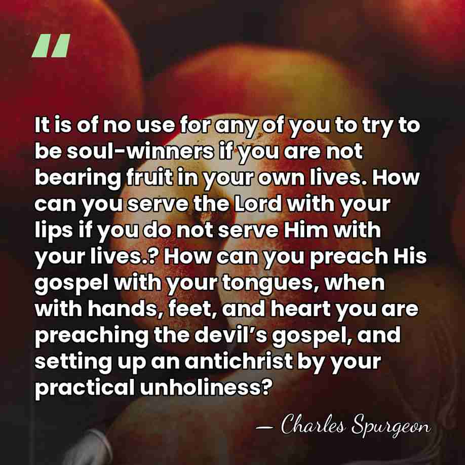 It is of no use for any of you to try to&hellip; - Charles Spurgeon