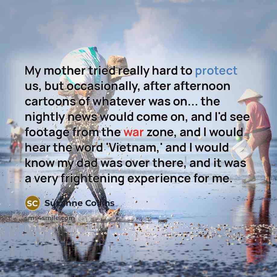 “My mother tried really hard to protect us, but occasionally,…” quote by Suzanne Collins