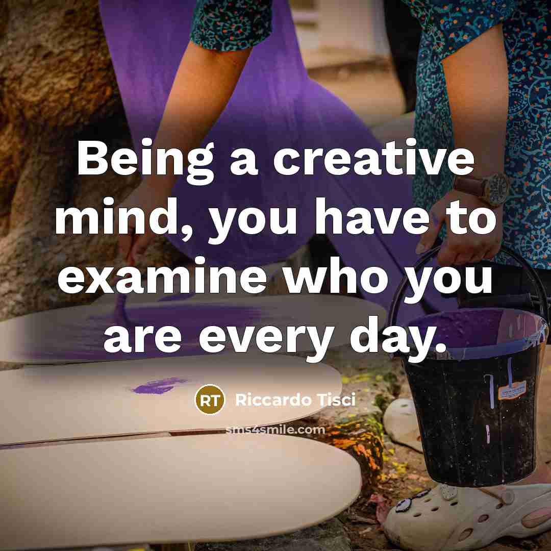“Being a creative mind, you have to examine who you…” quote by Riccardo Tisci