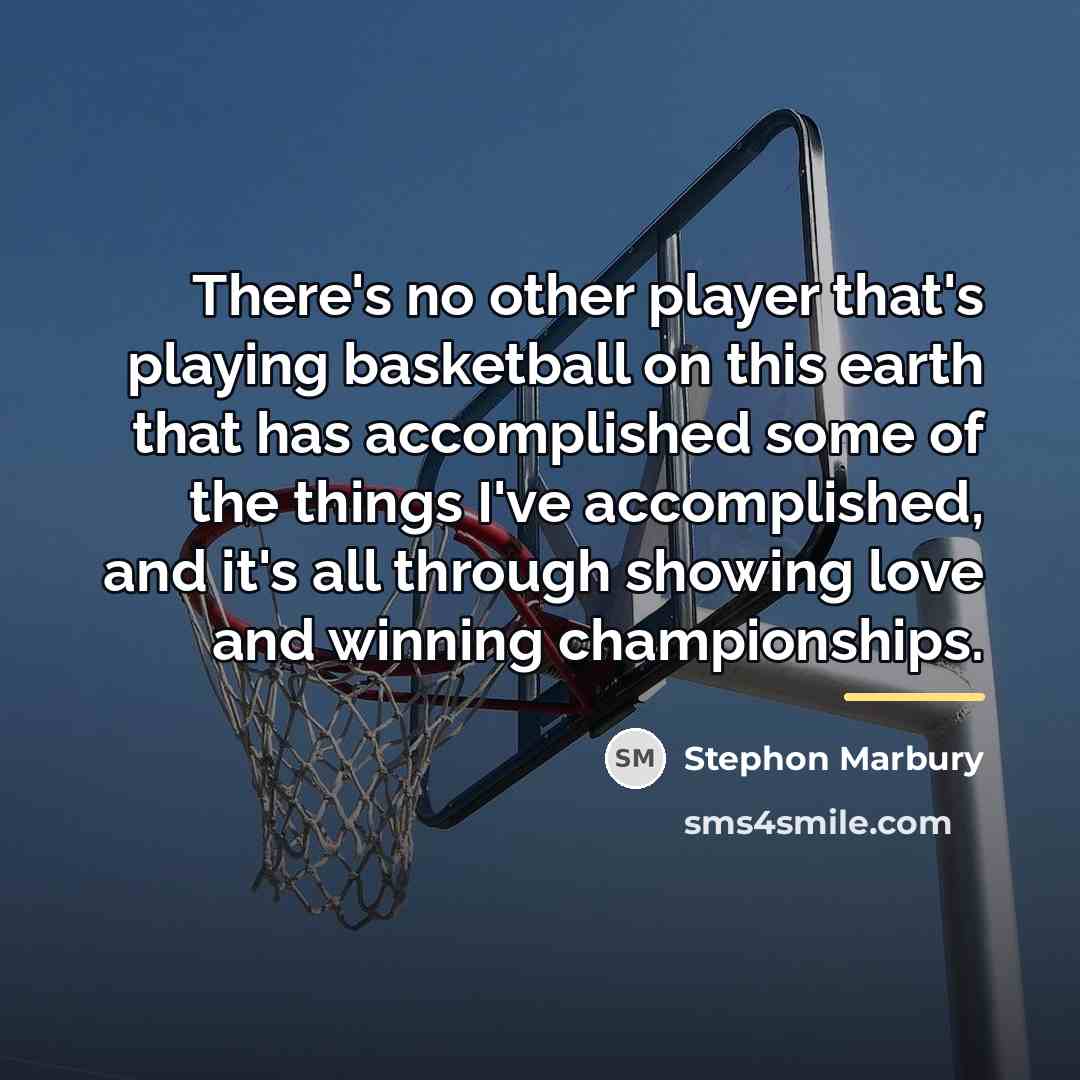 “There's no other player that's playing basketball on this earth…” quote by Stephon Marbury