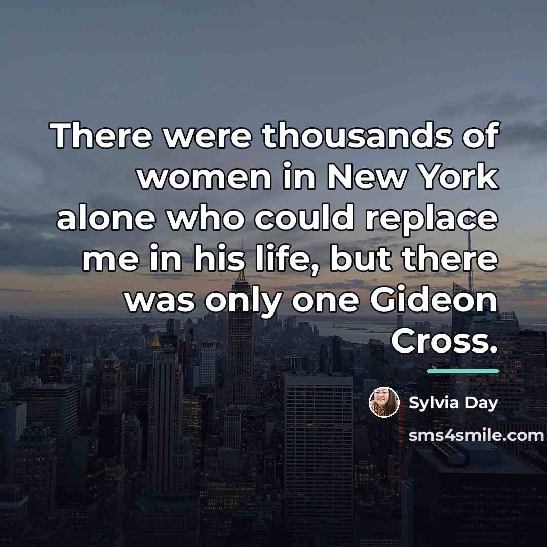 “There were thousands of women in New York alone who…” quote by Sylvia Day