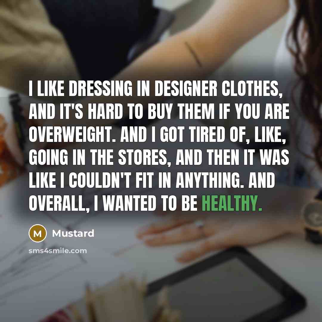 “I like dressing in designer clothes, and it's hard to…” quote by Mustard