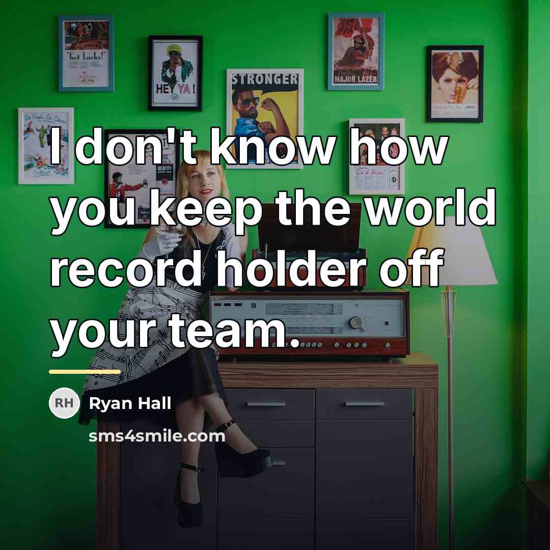 “I don't know how you keep the world record holder…” quote by Ryan Hall