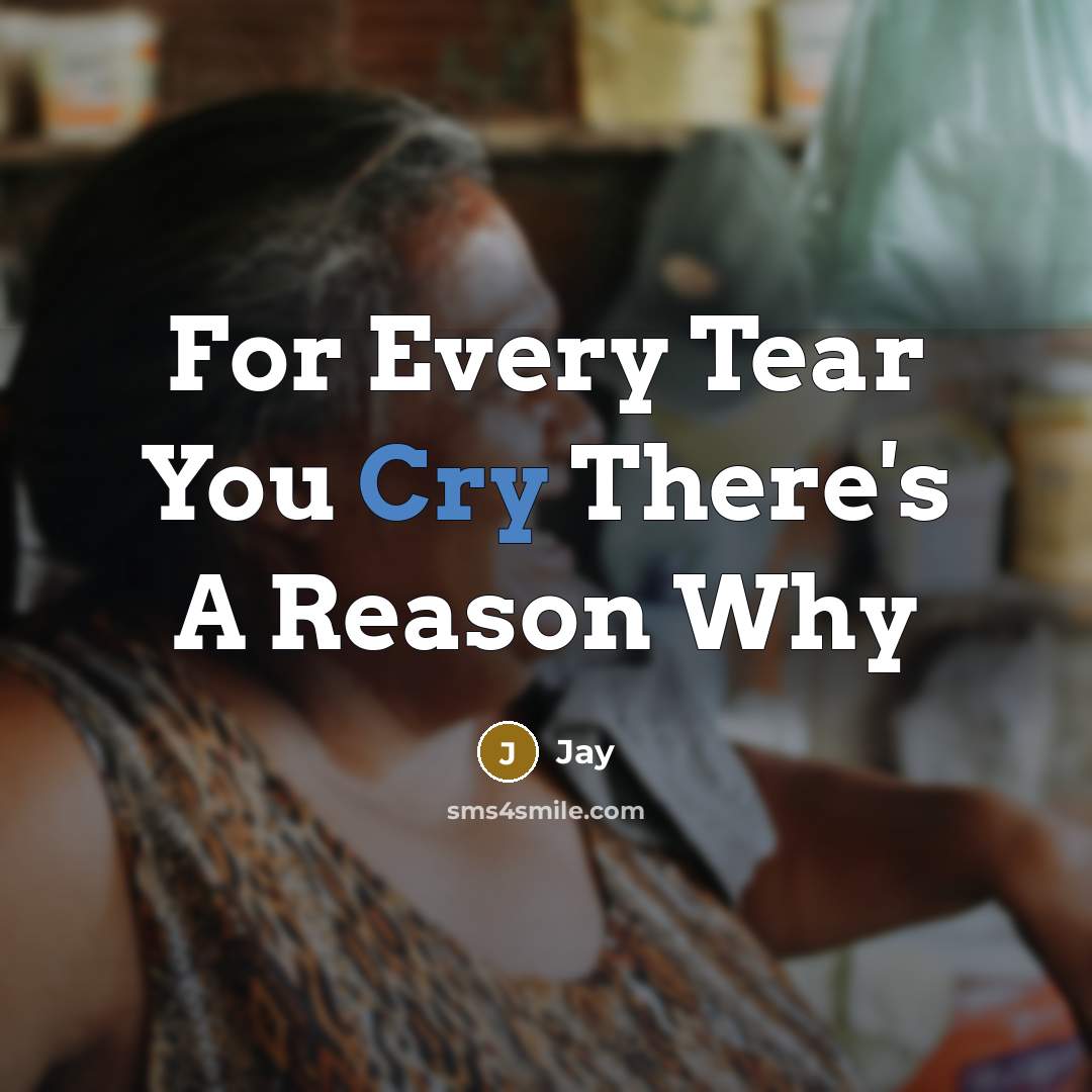 “For Every Tear You Cry There's A Reason Why” quote by Jay