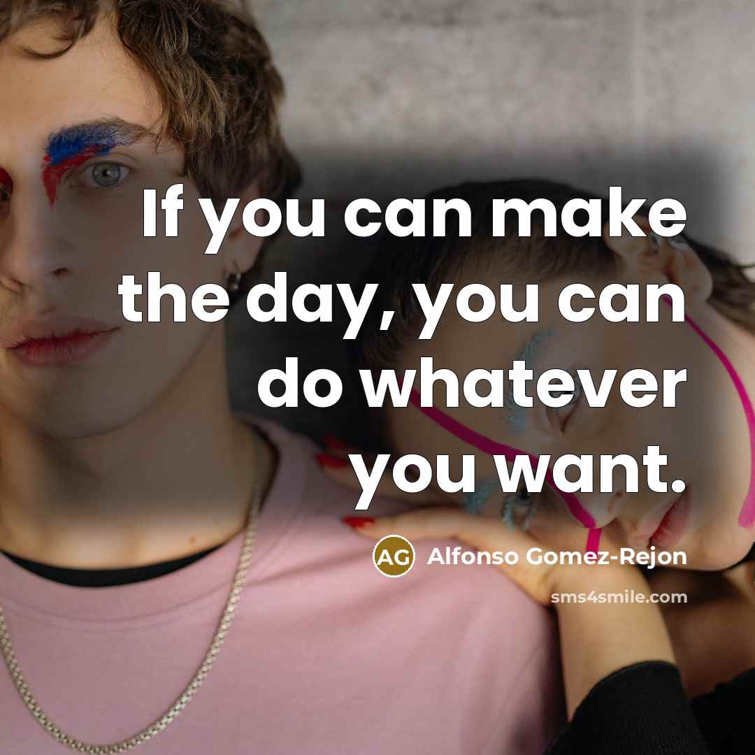 “If you can make the day, you can do whatever…” quote by Alfonso Gomez-Rejon