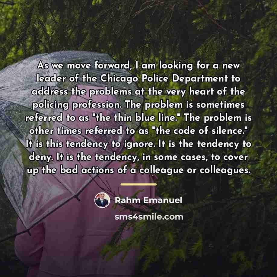 “As we move forward, I am looking for a new…” quote by Rahm Emanuel