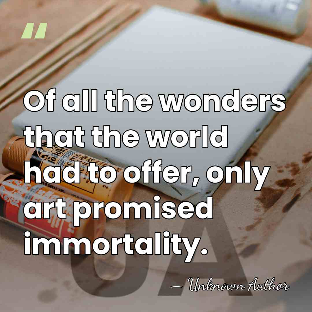 Of all the wonders that the world had to offer, only art&hellip; - Sergei Diaghilev