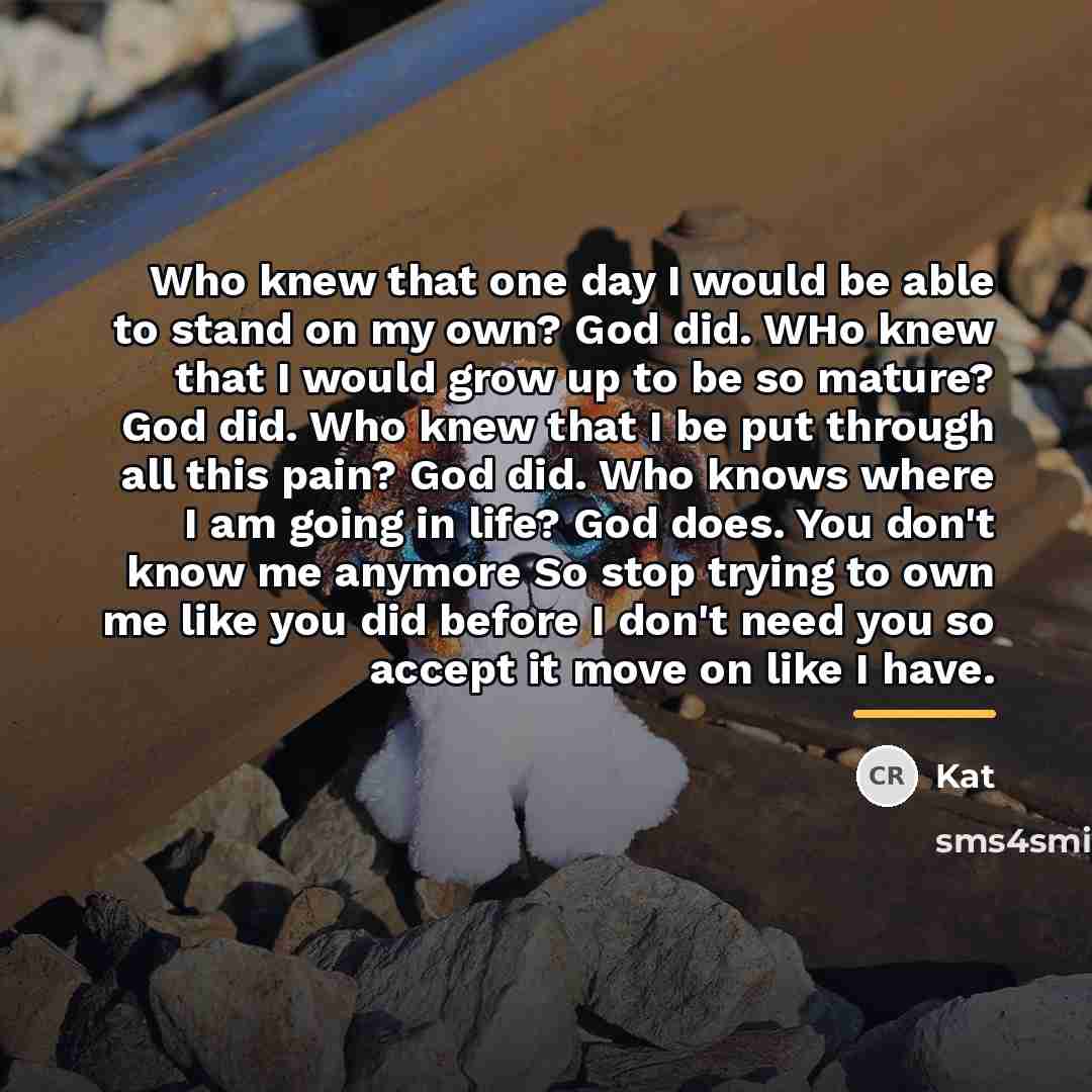 “Who knew that one day I would be able to…” quote by Kat