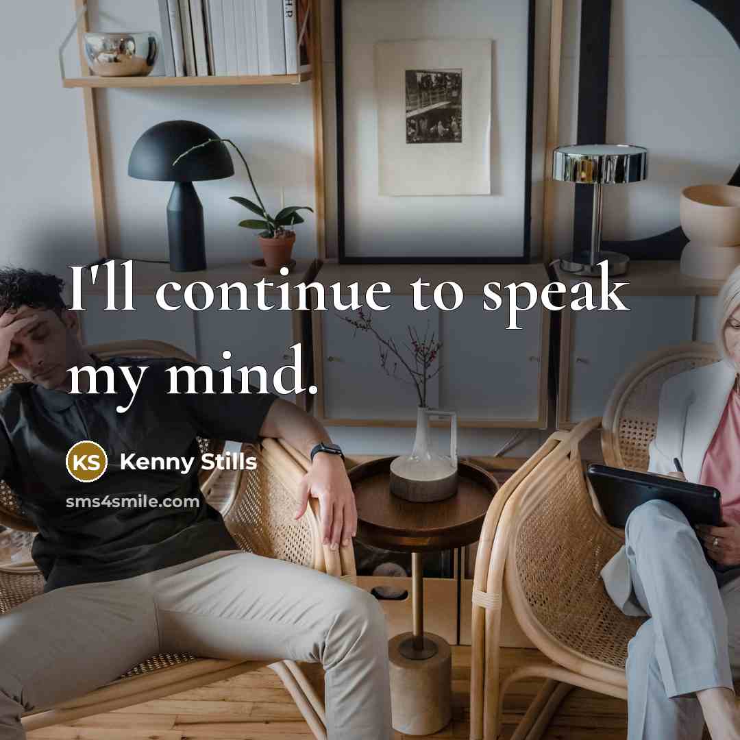 “I'll continue to speak my mind.…” quote by Kenny Stills