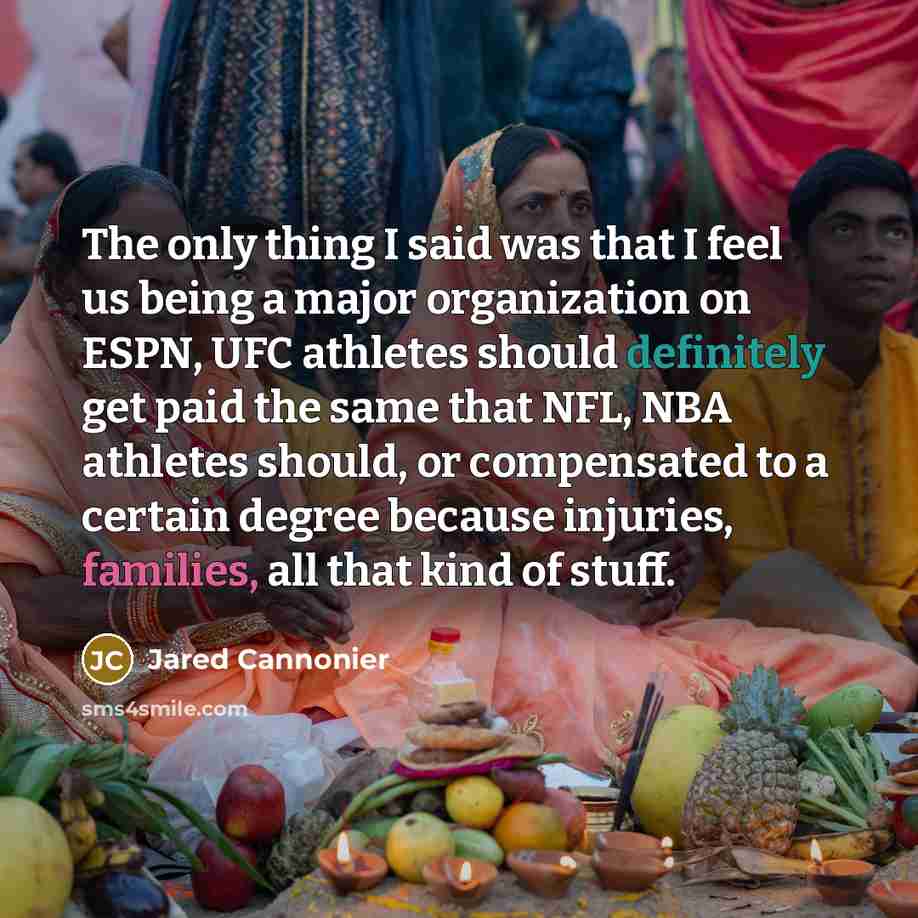“The only thing I said was that I feel us…” quote by Jared Cannonier