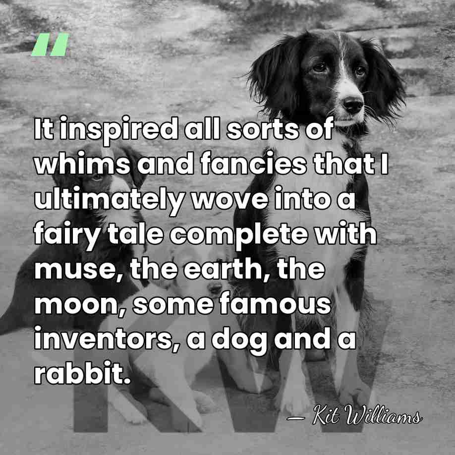 It inspired all sorts of whims and fancies that I ultimately wove&hellip; - Kit Williams