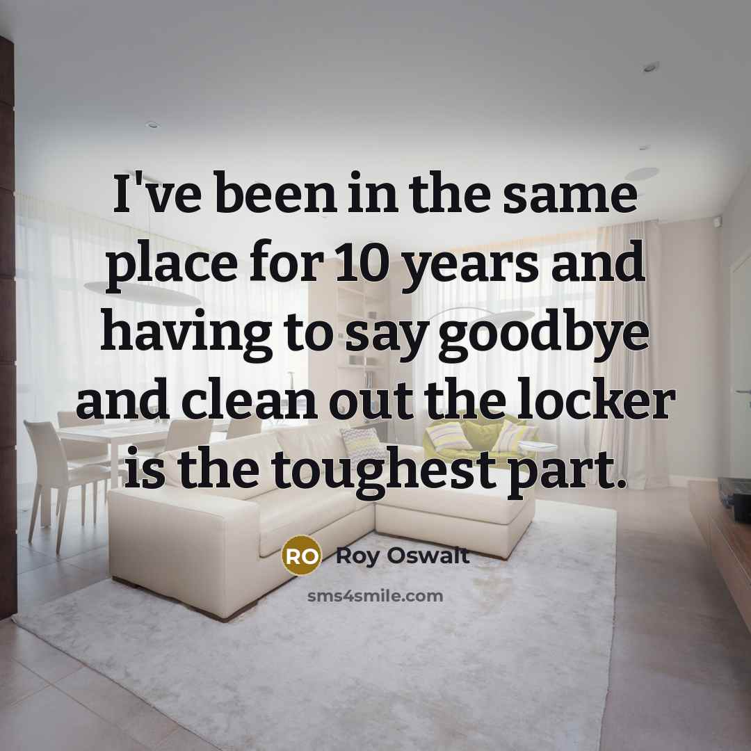 “I've been in the same place for 10 years and…” quote by Roy Oswalt