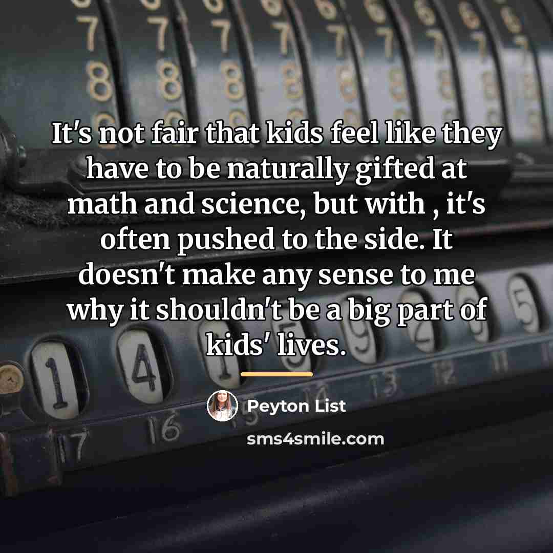 “It's not fair that kids feel like they have to…” quote by Peyton List