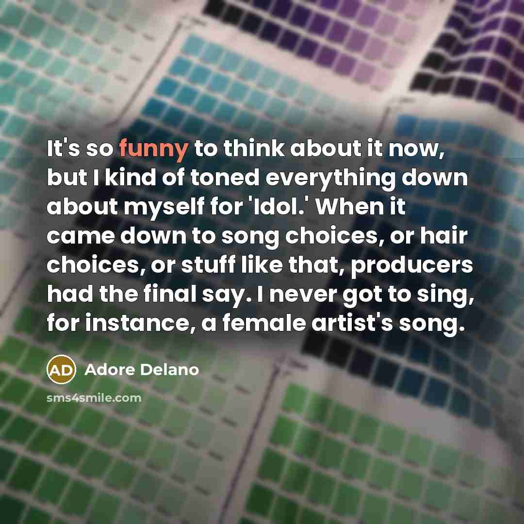 “It's so funny to think about it now, but I…” quote by Adore Delano