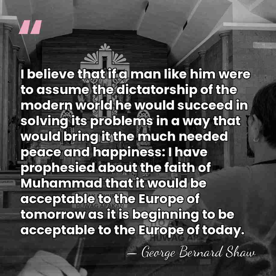 I believe that if a man like him were to assume the&hellip; - George Bernard Shaw