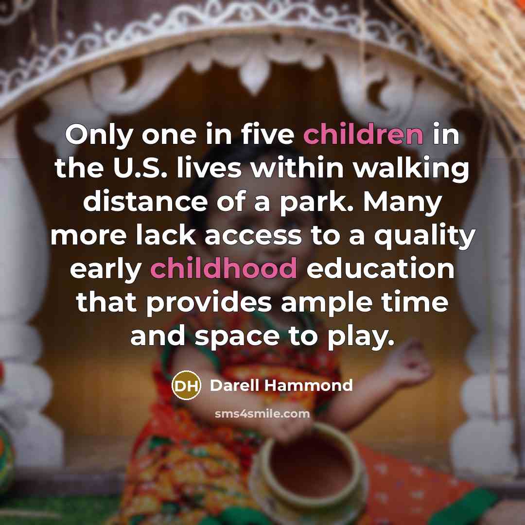 “Only one in five children in the U.S. lives within…” quote by Darell Hammond