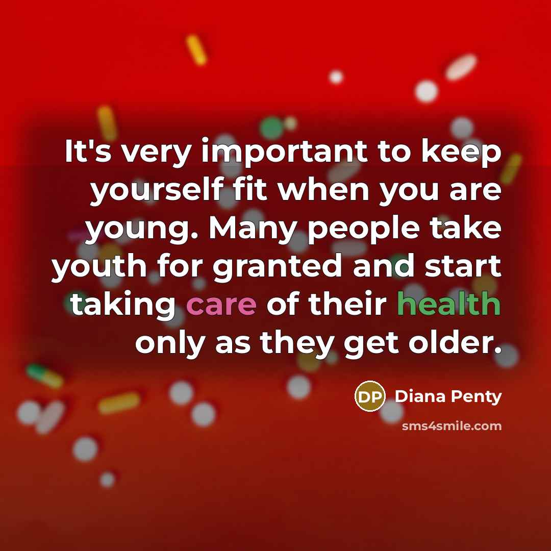 “It's very important to keep yourself fit when you are…” quote by Diana Penty