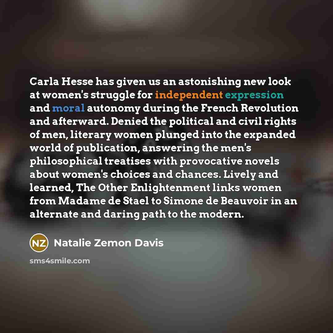 “Carla Hesse has given us an astonishing new look at…” quote by Natalie Zemon Davis